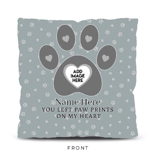 Paw Photo - 18 Cushion - Personalised Memory Cushion - Two Sizes