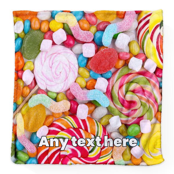 Sweets - Personalised Extra Soft Luxury Baby Blanket - 75cm x 75cm