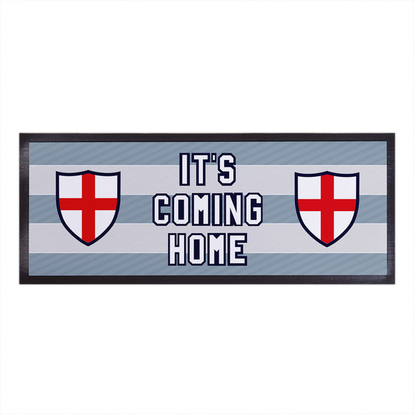 England Grey Stripe  -It's Coming Home - Bar Runner