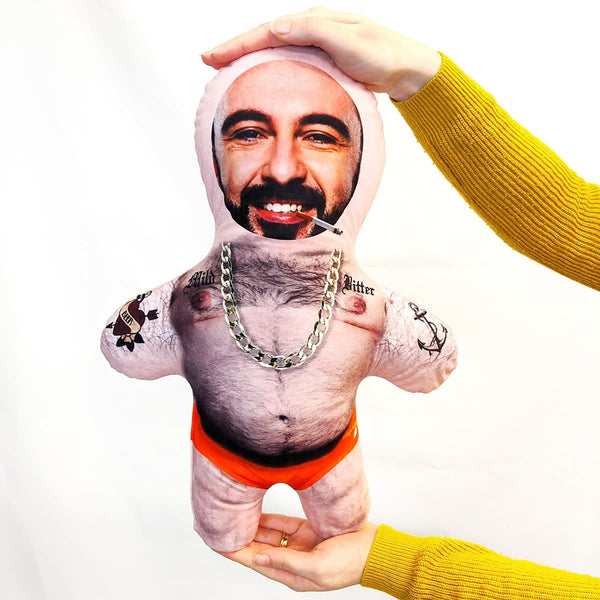 Tattooed Beer Belly - Personalised Mini Me Doll