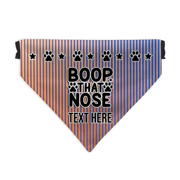 Boop That Nose - Custom Personalised Dog Bandana - 4 Sizes