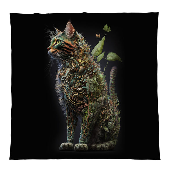 Cats True Nature Fleece Throw - Large Size 150cm x 150cm