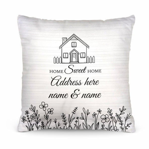 Home Sweet Home - 26cm x 26cm - Personalised Cushion