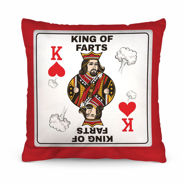 King of Farts - Cushion - Two Sizes