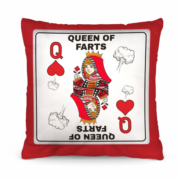 Queen of Farts - Cushion - Two Sizes