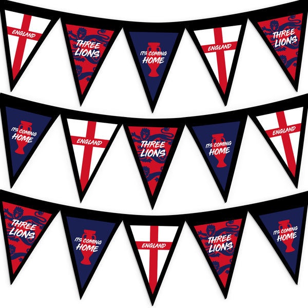 Euro's Football - England - 3m Fabric Bunting