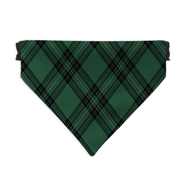 Green Tartan - Dog Bandana - 4 Sizes