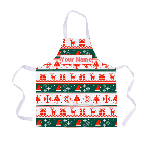 Personalised - Ugly Christmas Jumper - Kids Apron