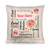 Loving Words - 26cm x 26cm - Personalised Cushion