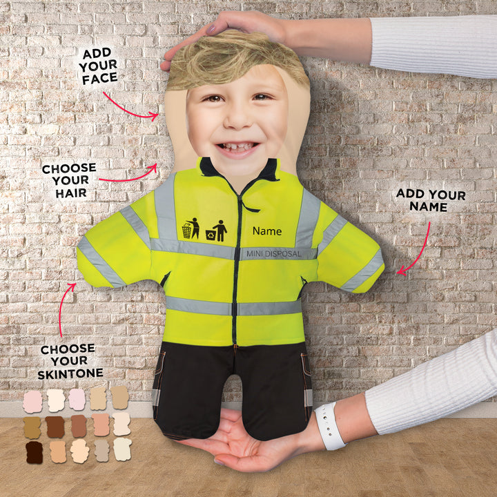 Disposal Worker - Custom - Personalised Mini Me Doll