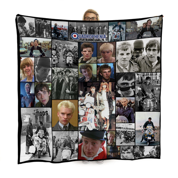 Quadrophenia Montage Fleece Throw - Large Size 150cm x 150cm