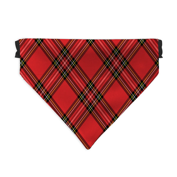 Red Tartan - Dog Bandana - 4 Sizes