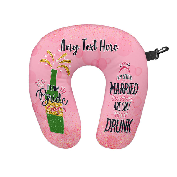 Bride Bubbles - Personalised Travel Neck Pillow