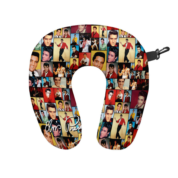 Elvis - Colour or B&W Travel Neck Pillow