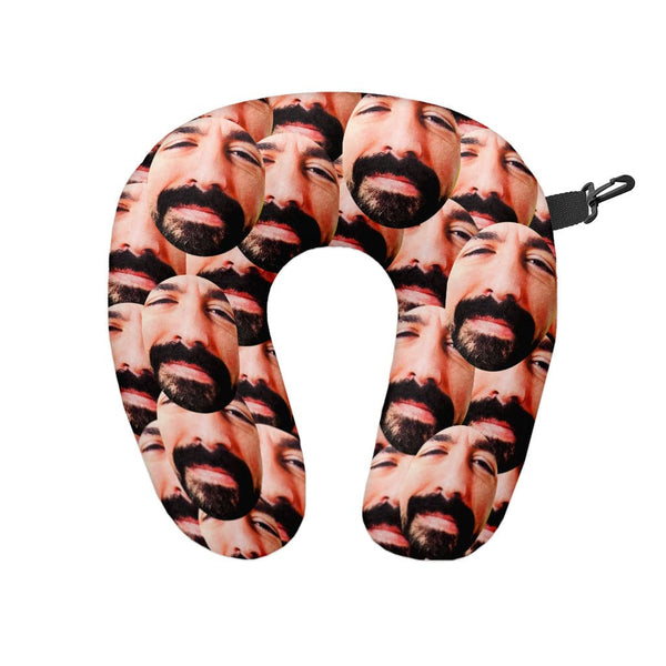 Face All Over - Personalised Travel Neck Pillow