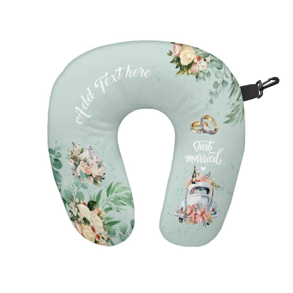 Just Married - Personalised Travel Neck Pillow