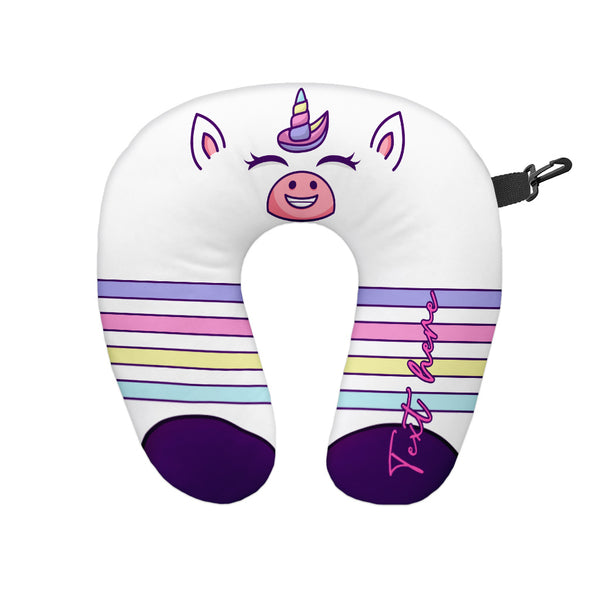 Unicorn - Personalised Travel Neck Pillow