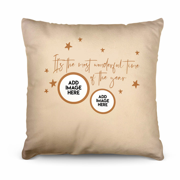 First Christmas - Stocking - 26cm x 26cm - Personalised Cushion