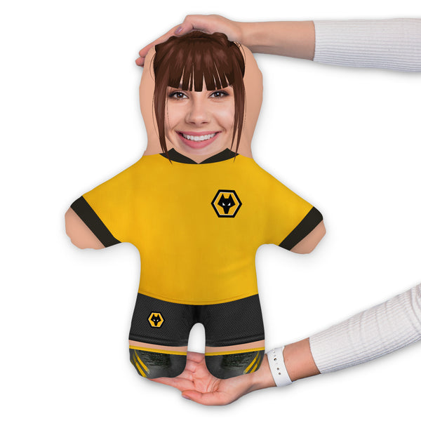 Wolves Tracksuit - Personalised Mini Me Doll - Officially Licenced