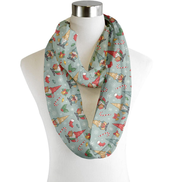 Christmas Gonks - Scarf - Infinity  - Chiffon