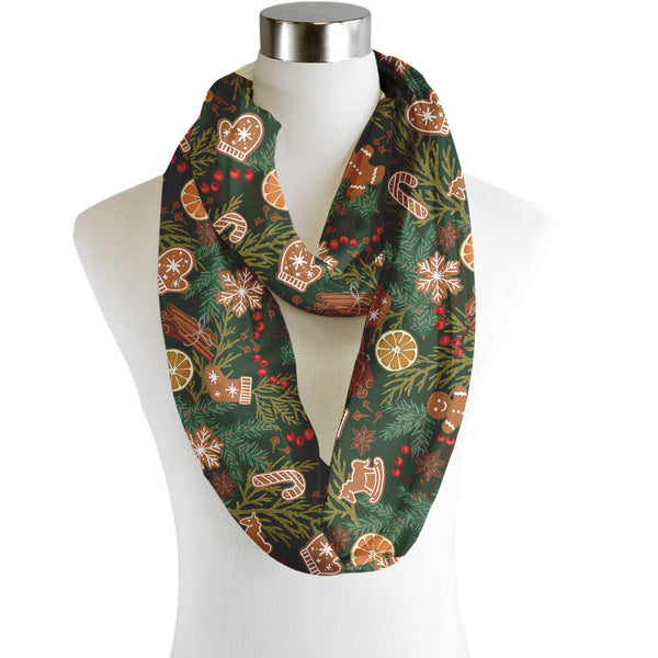 Christmas treats - Scarf - Infinity  - Chiffon