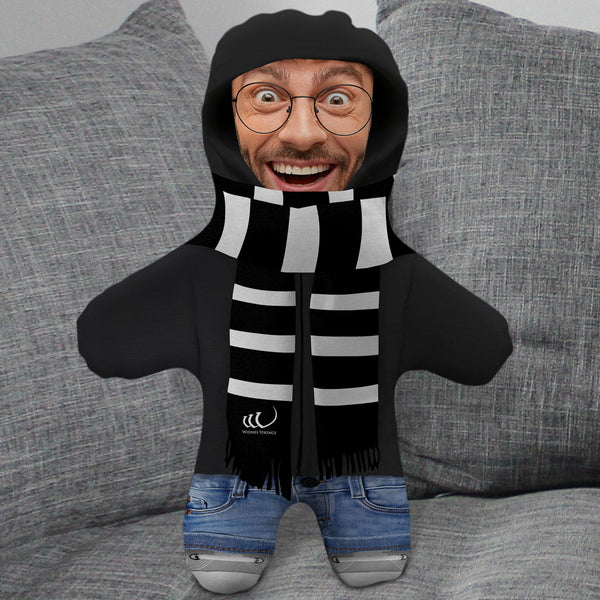 Widnes Vikings Hoodie Rugby Mini Me Photo Upload Cushion