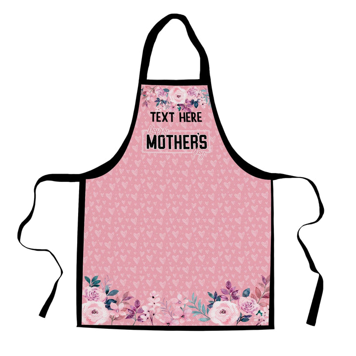 Mother's Day - Pink Hearts - Adults Apron