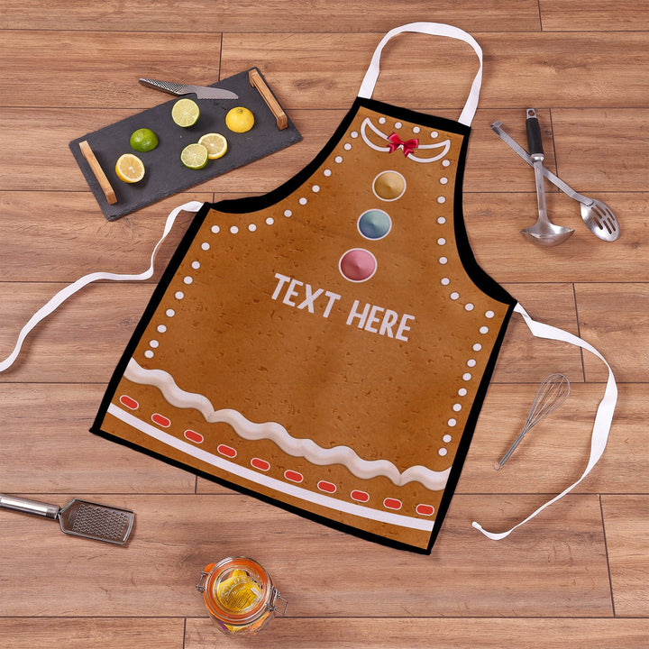 Gingerbread Suit - Personalised Adults Apron