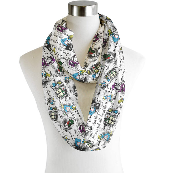 Alice in Wonderland Ladies Scarf