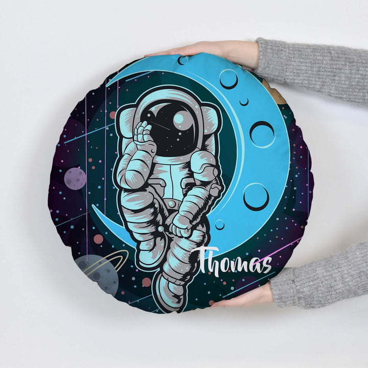 Astronaut - Round Kid Cushion - 24"