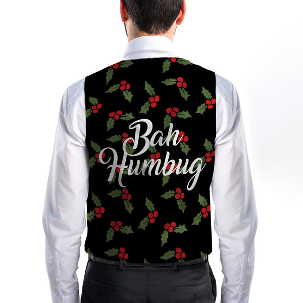 Bah Humbug - Novelty Fancy Dress Waistcoat - Mens