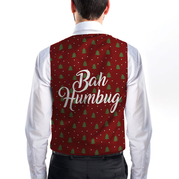 Novelty Christmas Waistcoat - Bah Humbug