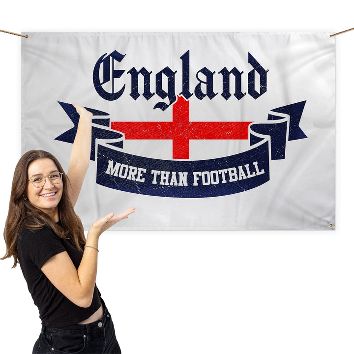 England - St George - More Than Football - 5 X 3 Banner