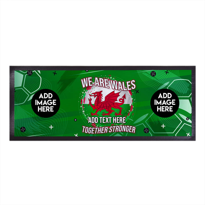 We are Wales - Personalised Bar Runner