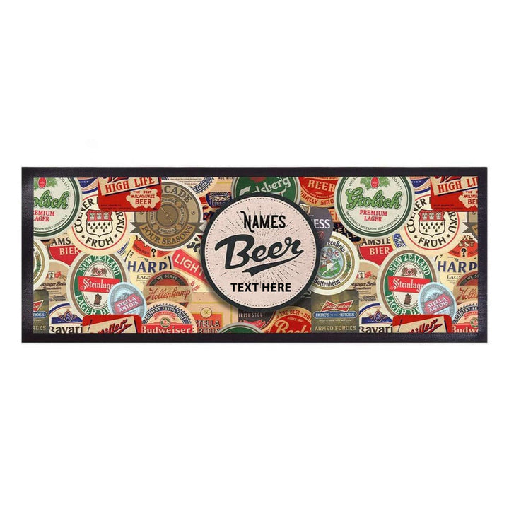 Beer Mat - Personalised Bar Runner