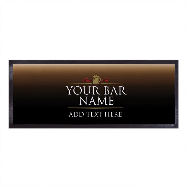 Personalised Bar Runner - Real Ale Beer