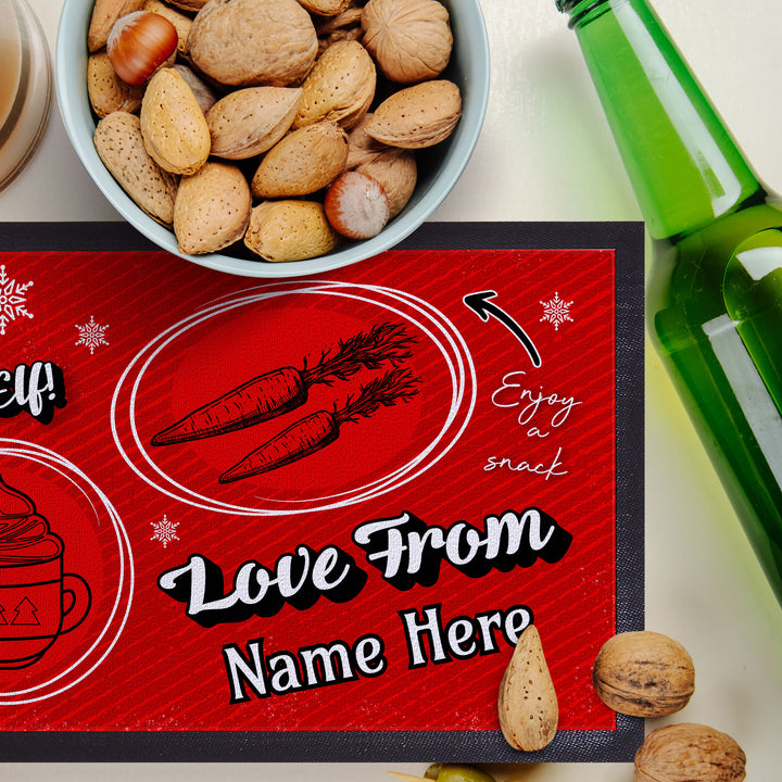 Personalised Christmas Eve - Dear Santa - Bar Runner