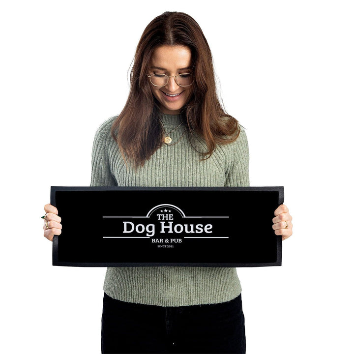 The Dog House - Personalised Bar Runner