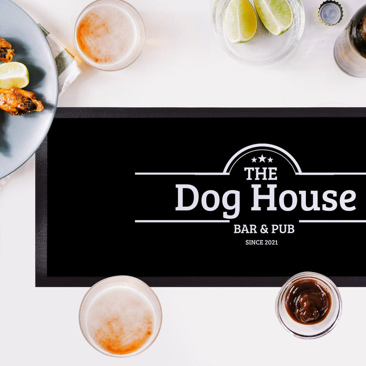 The Dog House - Personalised Bar Runner