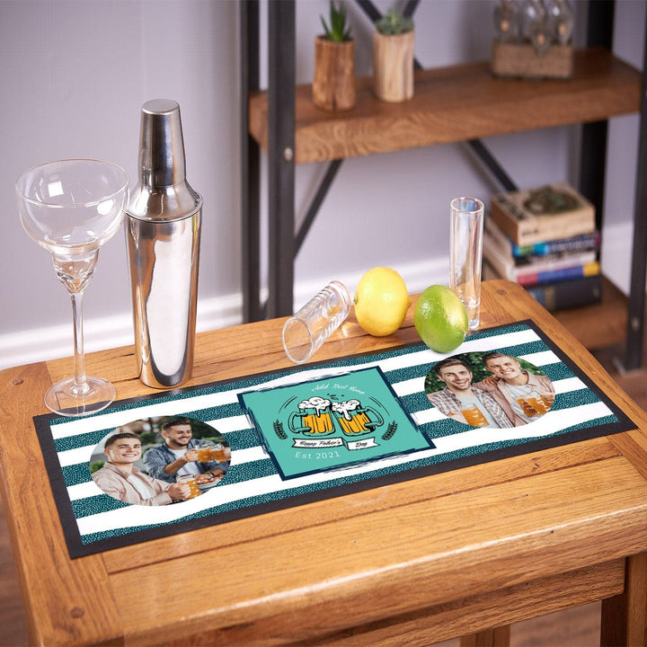 Blue Stripe - Beer - Personalised Bar Runner