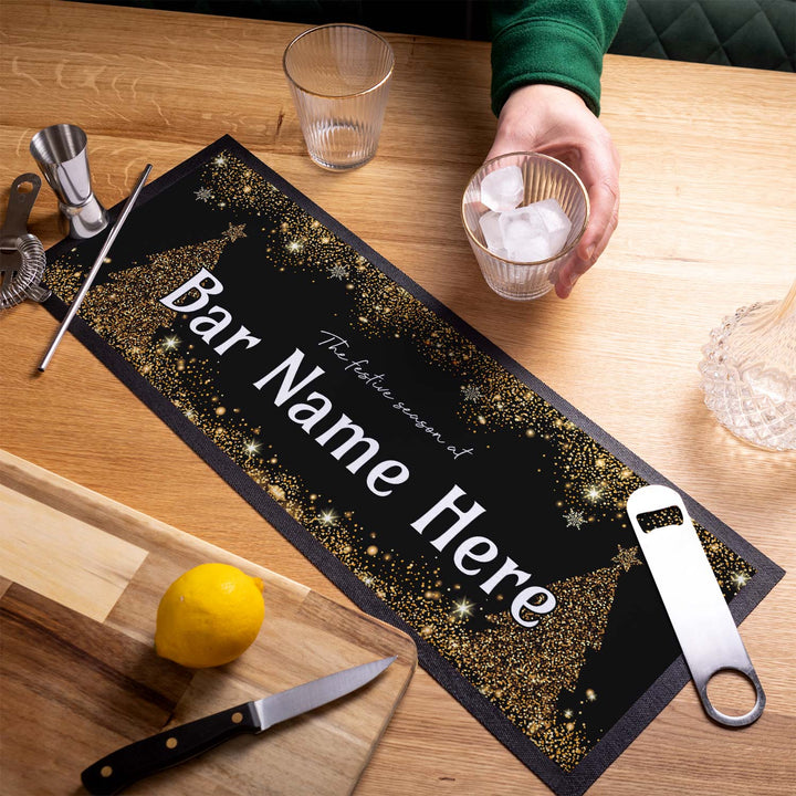 Personalised Christmas - Festive Season at - Bar Runner