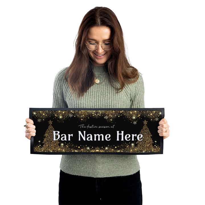 Personalised Christmas - Festive Season at - Bar Runner