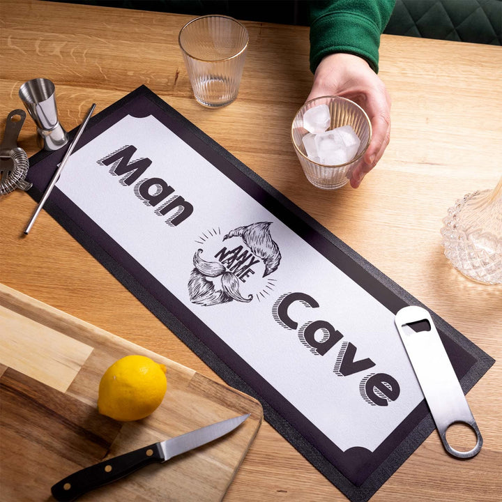 Man Cave - Personalised Bar Runner