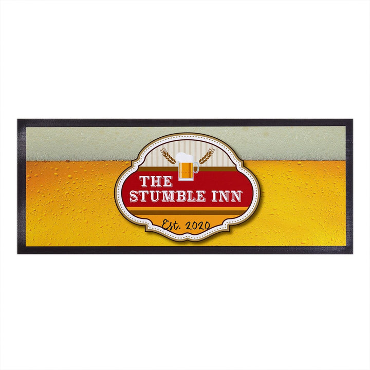 Personalised Text Bar Runner - The Stumble Inn