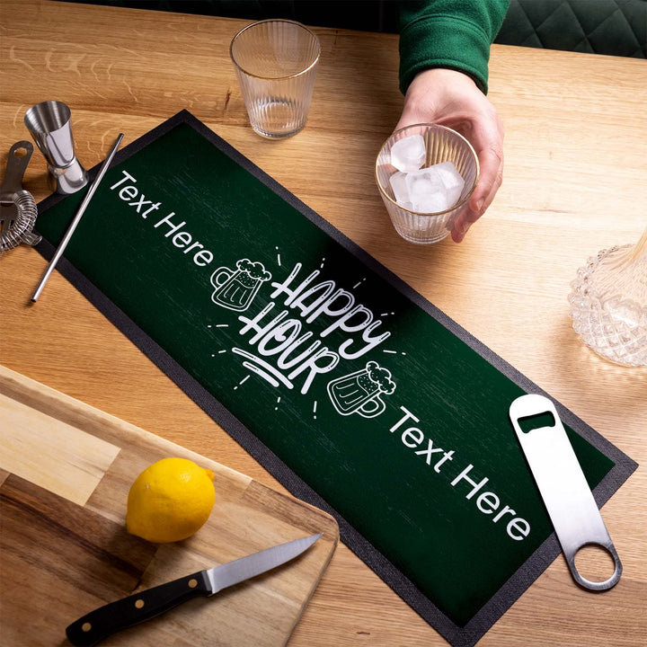 Personalised Bar Runner -  Happy Hour