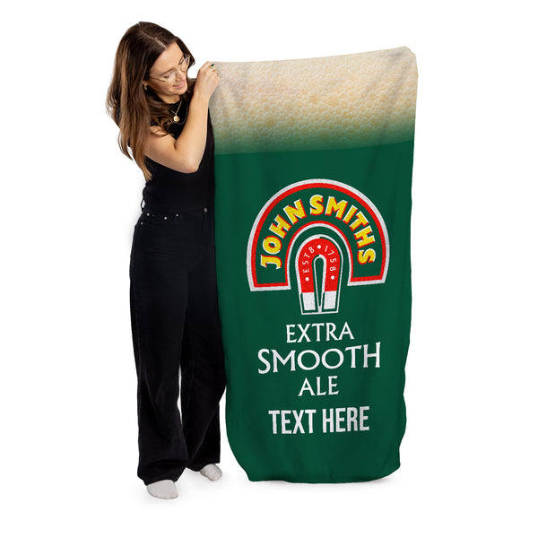 Smooth Ale - Personalised Beach Towel - 150CM X 75CM