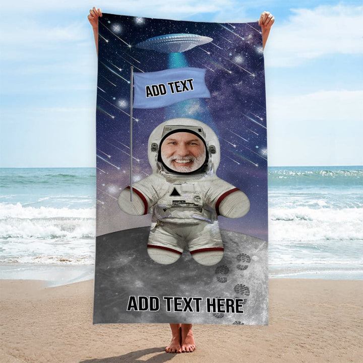 Personalised Space Mini Me - Custom Beach Towel