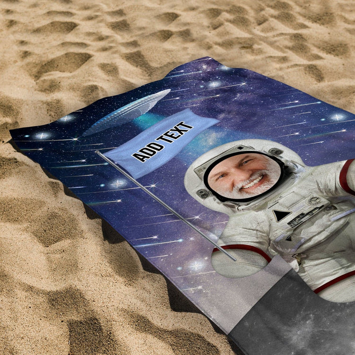 Personalised Space Mini Me - Custom Beach Towel