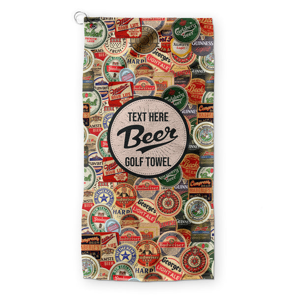 Personalised Beer Mat  - Golf Towel