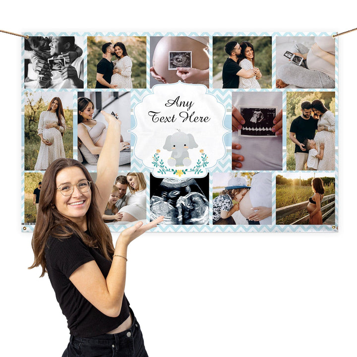 Fabric Baby Shower Banner